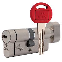 Циліндр CISA Astral Tekno PRO 70T (30*40T) нікель матовий 3 ключі